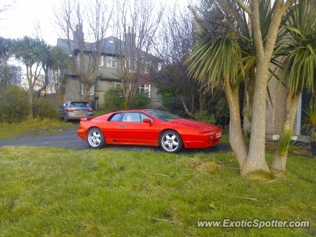 Lotus Esprit spotted in Douglas, United Kingdom