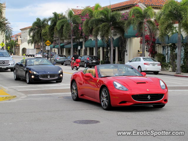 Ferrari California spotted in Palm Beach, Florida