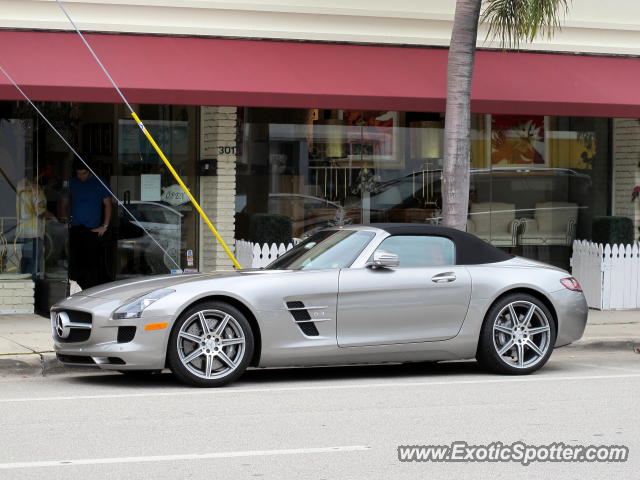 Mercedes SLS AMG spotted in Palm Beach, Florida