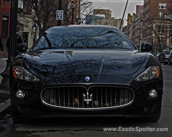 Maserati GranTurismo spotted in Boston, Massachusetts