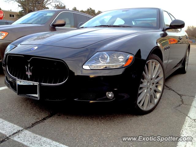 Maserati Quattroporte spotted in Toronto, Canada