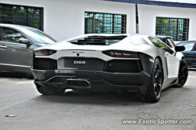 Lamborghini Aventador spotted in Bukit Bintang KL, Malaysia