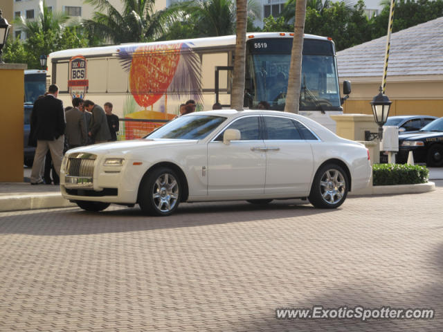 Rolls Royce Ghost spotted in Miami, Florida