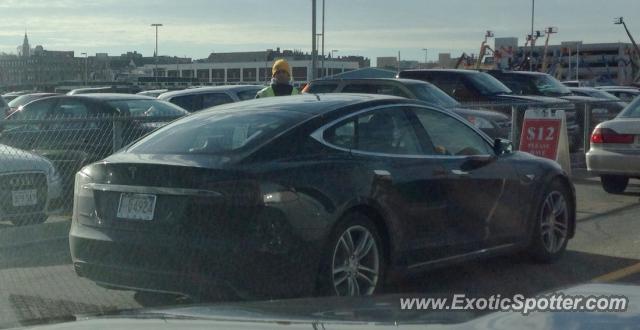 Tesla Model S spotted in Boston, Massachusetts