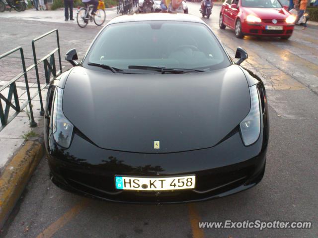 Ferrari 458 Italia spotted in Trikala, Greece