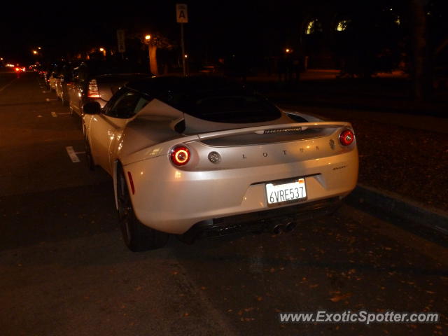 Lotus Evora spotted in Palo Alto, California