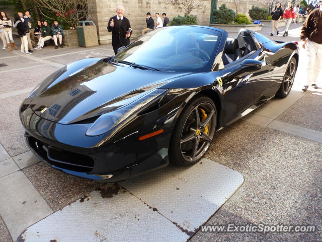 Ferrari 458 Italia spotted in San Francisco, California