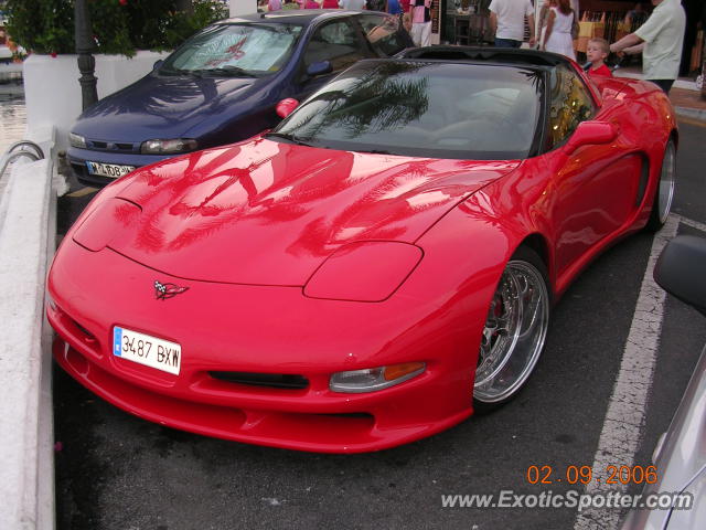 Chevrolet Corvette Z06 spotted in Peurto banus, Spain