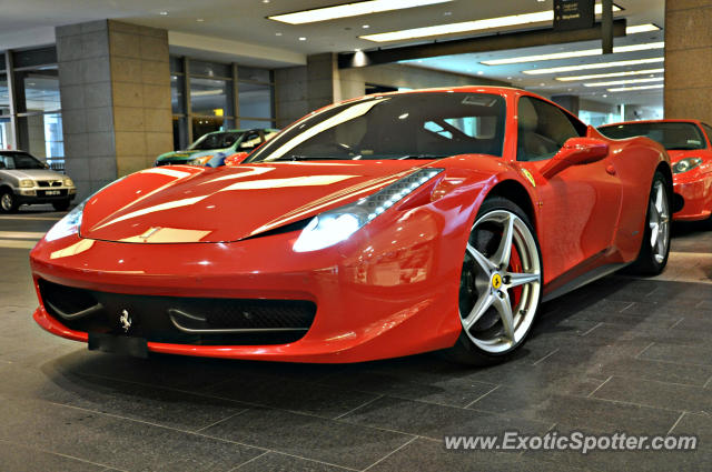 Ferrari 458 Italia spotted in Bukit Bintang KL, Malaysia