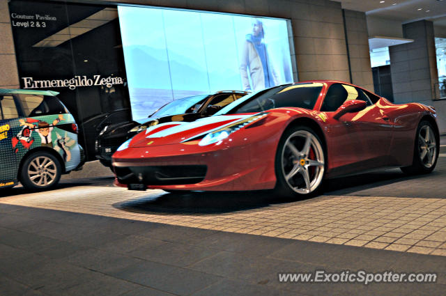 Ferrari 458 Italia spotted in Bukit Bintang KL, Malaysia