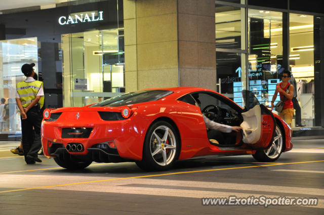 Ferrari 458 Italia spotted in Bukit Bintang KL, Malaysia