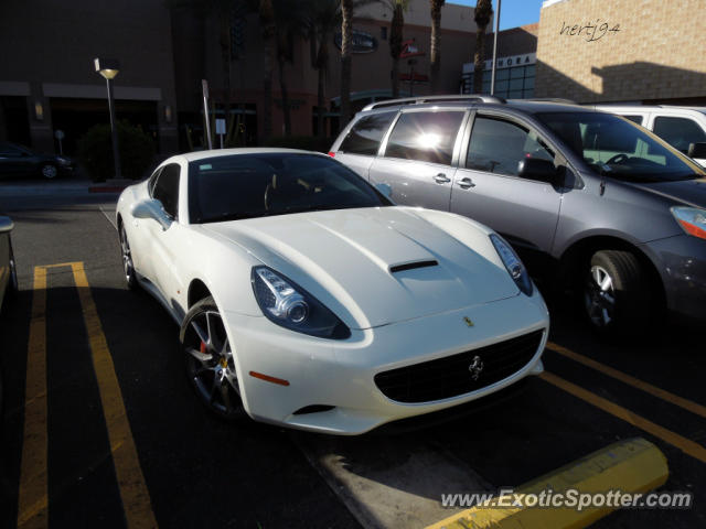 Ferrari California spotted in Scottsdale, Arizona