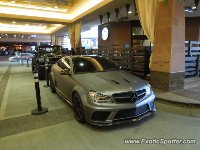 Mercedes C63 AMG spotted in Scottsdale, Arizona