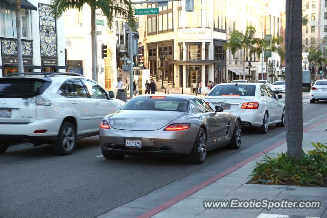 Mercedes SLS AMG spotted in Beverly Hills, California