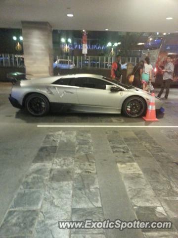 Lamborghini Murcielago spotted in Orchard Road, Singapore