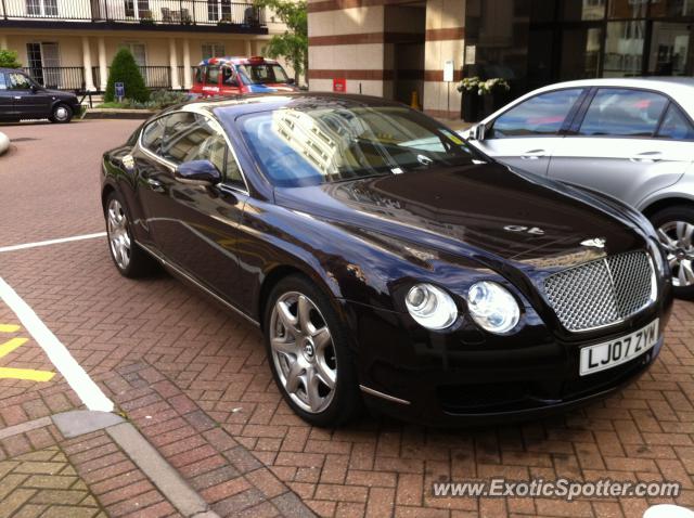 Bentley Continental spotted in London, United Kingdom