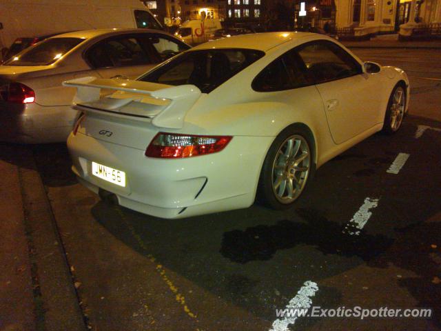 Porsche 911 GT3 spotted in Douglas, United Kingdom