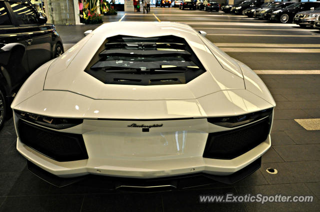 Lamborghini Aventador spotted in Bukit Bintang KL, Malaysia