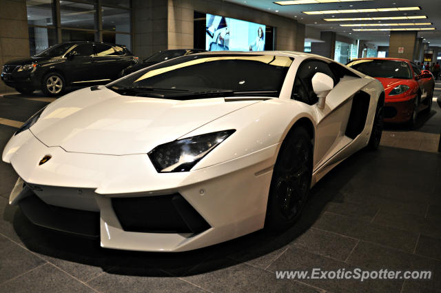 Lamborghini Aventador spotted in Bukit Bintang KL, Malaysia