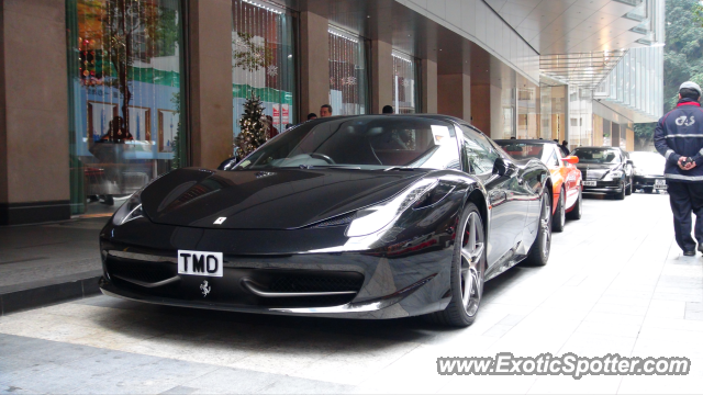 Ferrari 458 Italia spotted in Hong Kong, China, China