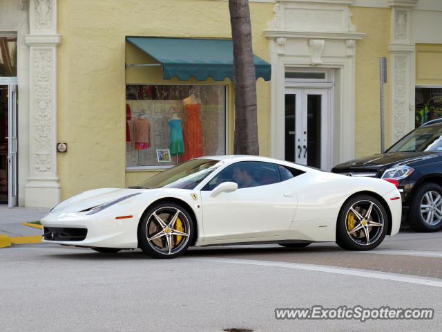 Ferrari 458 Italia spotted in Palm Beach, Florida