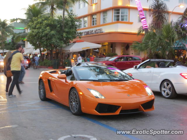 Lamborghini Gallardo spotted in Miami, Florida