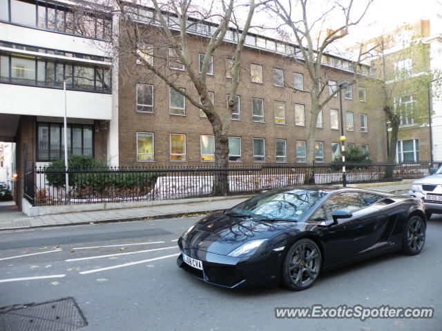 Lamborghini Gallardo spotted in London, United Kingdom