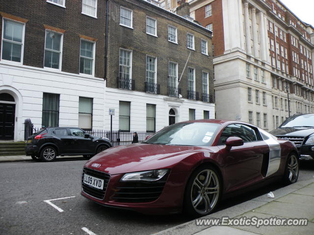 Audi R8 spotted in London, United Kingdom