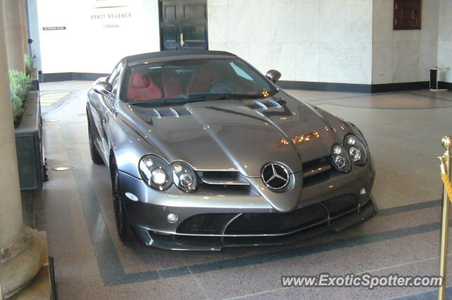 Mercedes SLR spotted in London, United Kingdom