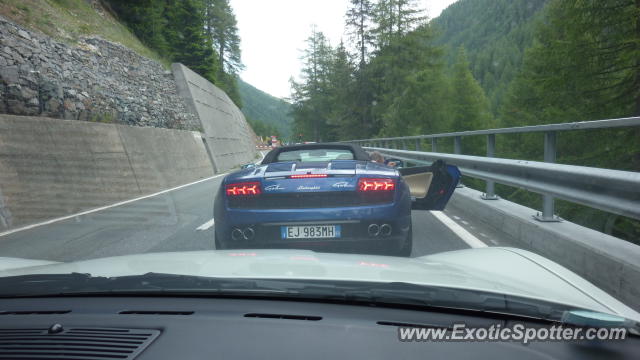 Lamborghini Gallardo spotted in St Moritz, Switzerland