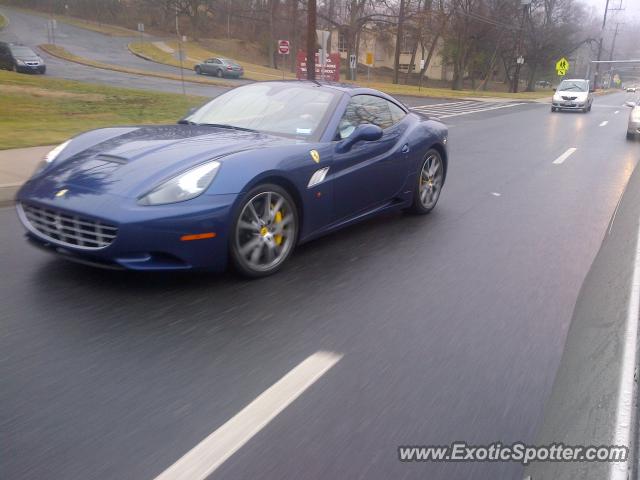 Ferrari California spotted in Washington DC, Maryland