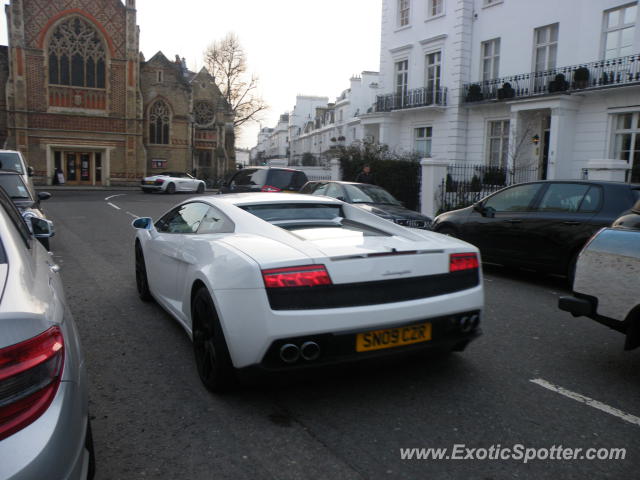 Lamborghini Gallardo spotted in London, United Kingdom