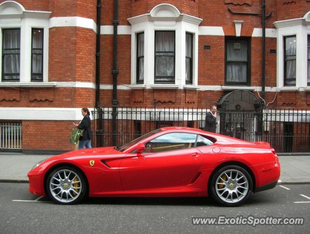 Ferrari 599GTB spotted in London, United Kingdom