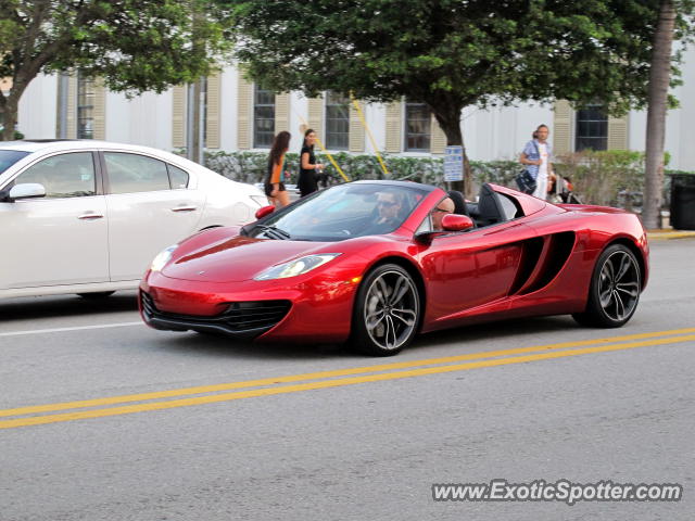 Mclaren MP4-12C spotted in Palm Beach, Florida