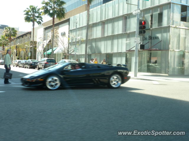 Lamborghini Diablo spotted in Beverly Hills, California