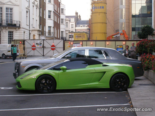 Lamborghini Gallardo spotted in London, United Kingdom