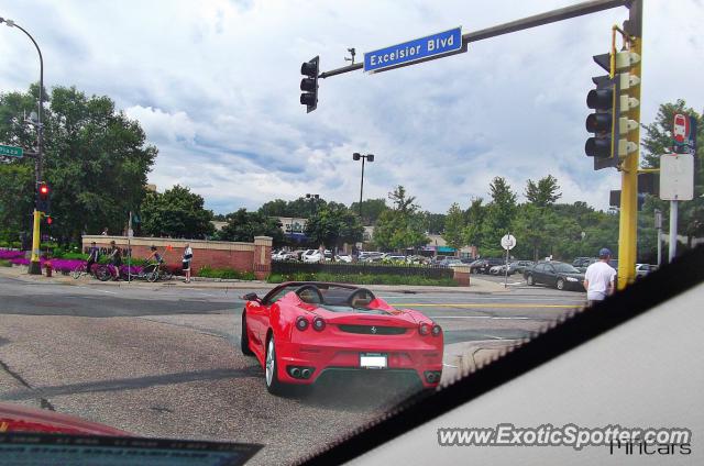 Ferrari F430 spotted in Minneapolis, Minnesota