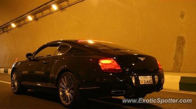 Bentley Continental spotted in Tehran, Iran