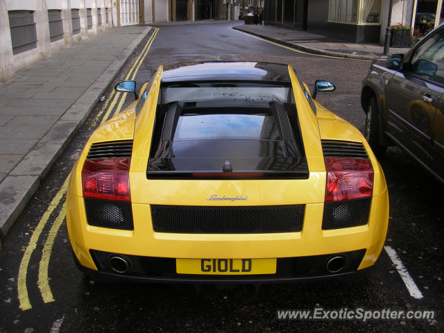 Lamborghini Gallardo spotted in London, United Kingdom