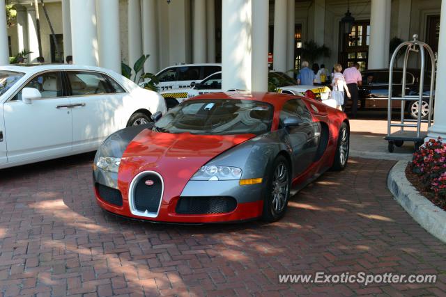 Bugatti Veyron spotted in Palm Beach, Florida