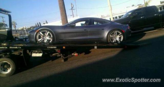 Fisker Karma spotted in Riverside, California