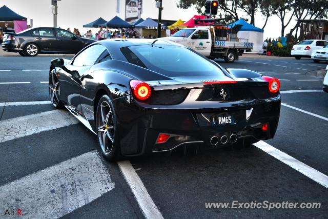 Ferrari 458 Italia spotted in Gold Coast, Australia