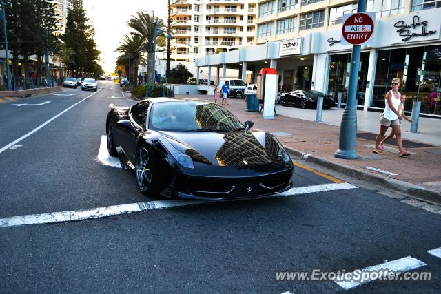 Ferrari 458 Italia spotted in Gold Coast, Australia