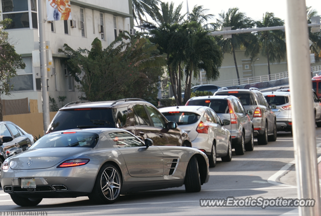 Mercedes SLS AMG spotted in Miami, Florida