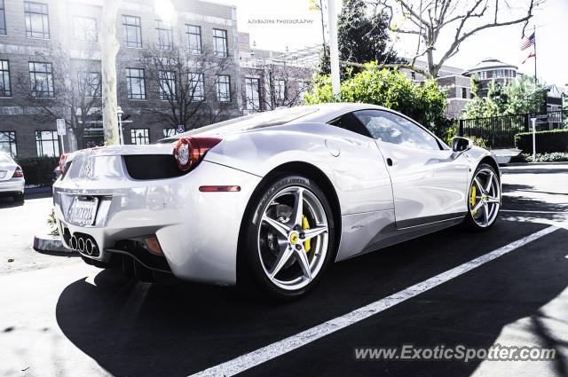 Ferrari 458 Italia spotted in Orange, California