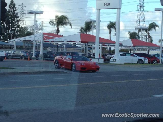 Ferrari 360 Modena spotted in Orange, California