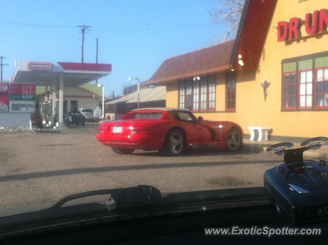 Dodge Viper spotted in Castle Rock, Colorado