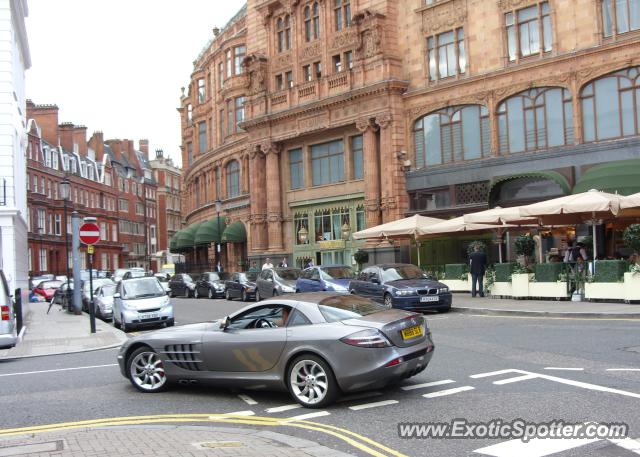 Mercedes SLR spotted in London, United Kingdom