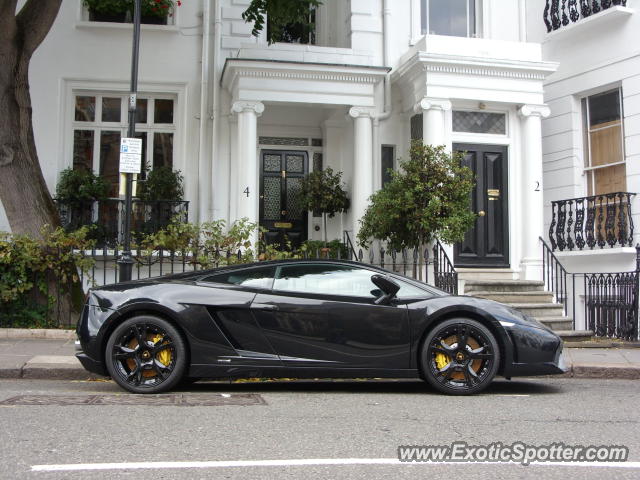 Lamborghini Gallardo spotted in London, United Kingdom