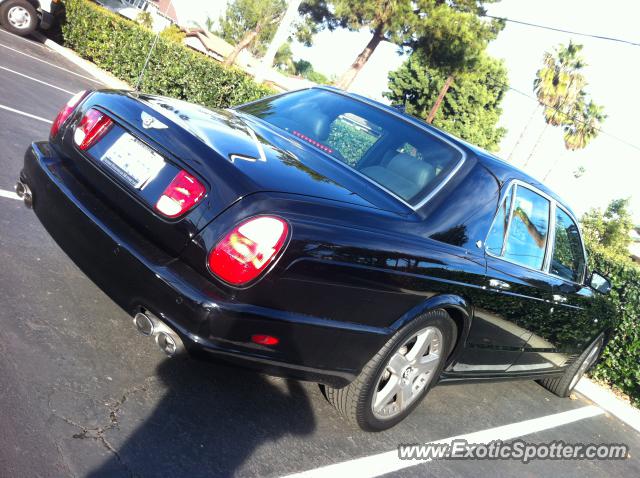 Bentley Arnage spotted in Orange, California